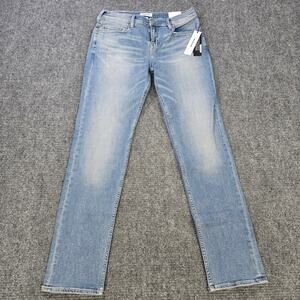 True Religion Jeans Mens 30x33 Blue Rocco Straight Light Wash NWT